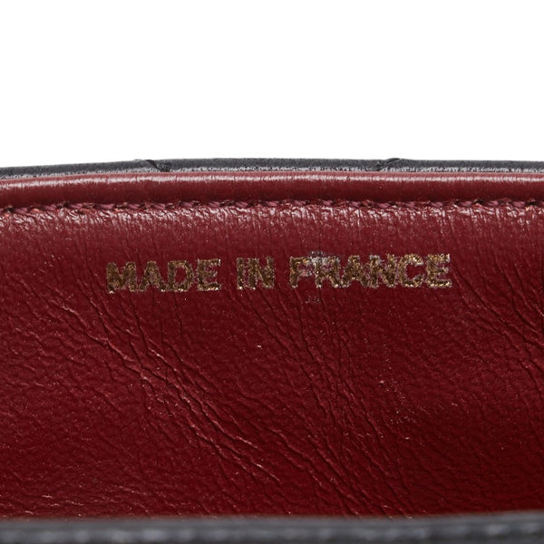 シャネル マトラッセ ココマーク チェーン ショルダーバッグ ブラック ラムスキン レディース CHANEL 【中古】