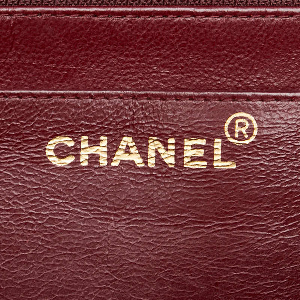 シャネル マトラッセ34 チェーンショルダーバッグ ハンドバッグ ブラック ラムスキン レディース CHANEL 【中古】