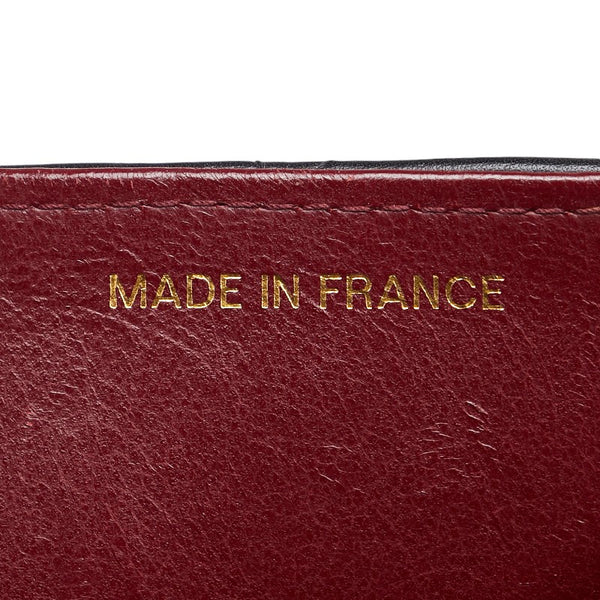 シャネル マトラッセ34 チェーンショルダーバッグ ハンドバッグ ブラック ラムスキン レディース CHANEL 【中古】