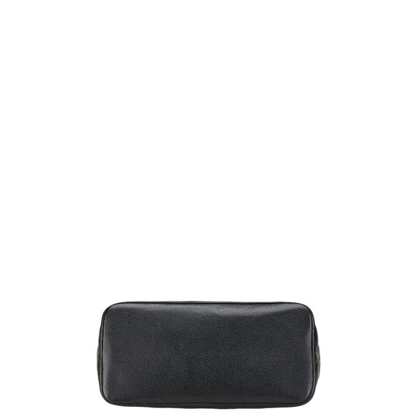 シャネル マトラッセ 復刻トート ココマーク ハンドバッグ トートバッグ A01804 ブラック キャビアスキン レディース CHANEL 【中古】