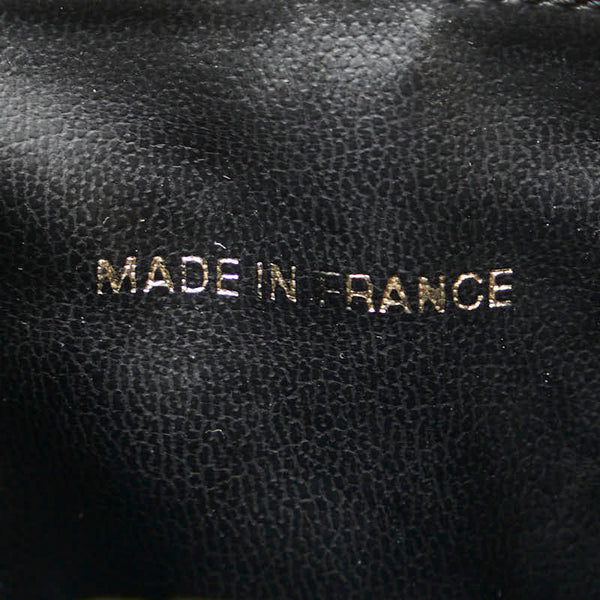 シャネル ココマーク バニティバッグ 化粧ボックス ブラック キャビアスキン レディース CHANEL 【中古】