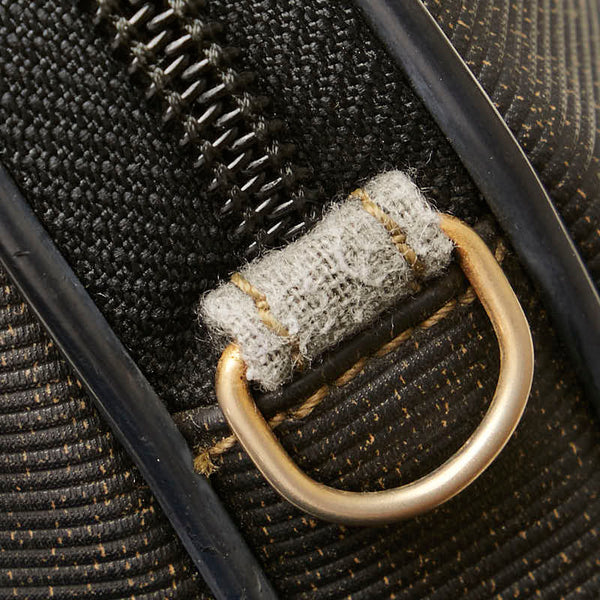 フェンディ ペカン ハンドバッグ ブラウン ブラック PVC レザー レディース FENDI 【中古】
