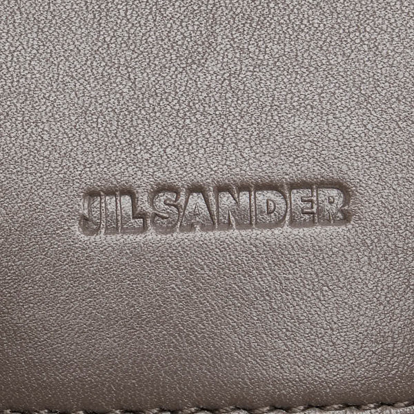 ジルサンダー ソンブレロ SM ハンドバッグ ワンショルダーバッグ グレージュ レザー レディース JIL SANDER 【中古】