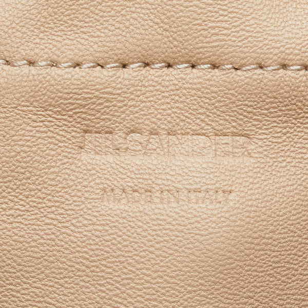 ジルサンダー ソンブレロ SM ハンドバッグ ワンショルダーバッグ グレージュ レザー レディース JIL SANDER 【中古】
