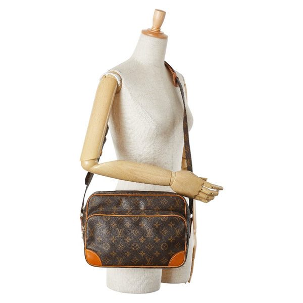 ルイ ヴィトン モノグラム ナイル 斜め掛け ショルダーバッグ M45244 ブラウン PVC レザー レディース LOUIS VUITTON 【中古】
