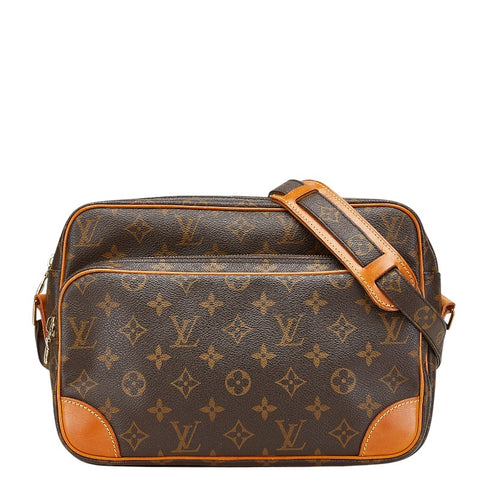 ルイ ヴィトン モノグラム ナイル 斜め掛け ショルダーバッグ M45244 ブラウン PVC レザー レディース LOUIS VUITTON 【中古】