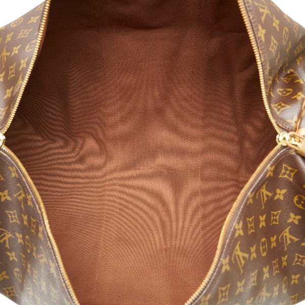 ルイ ヴィトン モノグラム キーポル60 ボストンバッグ M41422 ブラウン PVC レザー レディース LOUIS VUITTON 【中古】