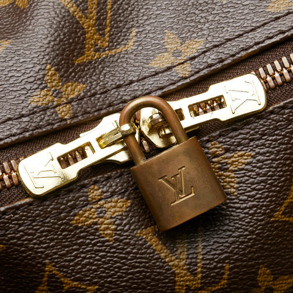 ルイ ヴィトン モノグラム キーポル60 ボストンバッグ M41422 ブラウン PVC レザー レディース LOUIS VUITTON 【中古】