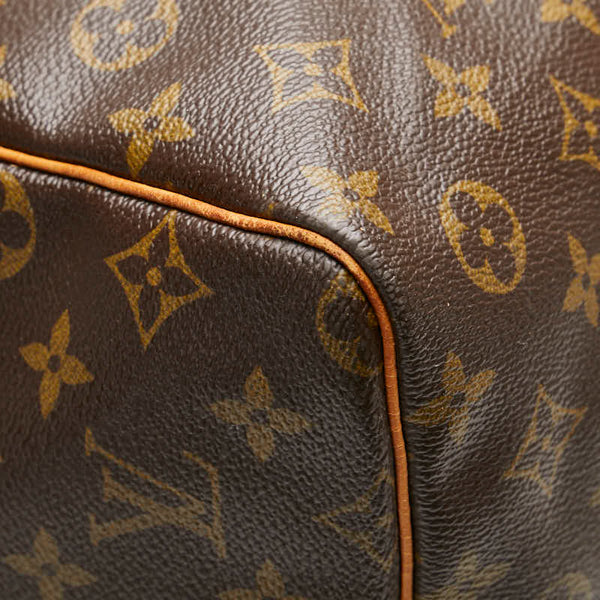 ルイ ヴィトン モノグラム キーポル60 ボストンバッグ M41422 ブラウン PVC レザー レディース LOUIS VUITTON 【中古】