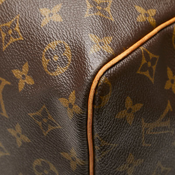 ルイ ヴィトン モノグラム キーポル60 ボストンバッグ M41422 ブラウン PVC レザー レディース LOUIS VUITTON 【中古】