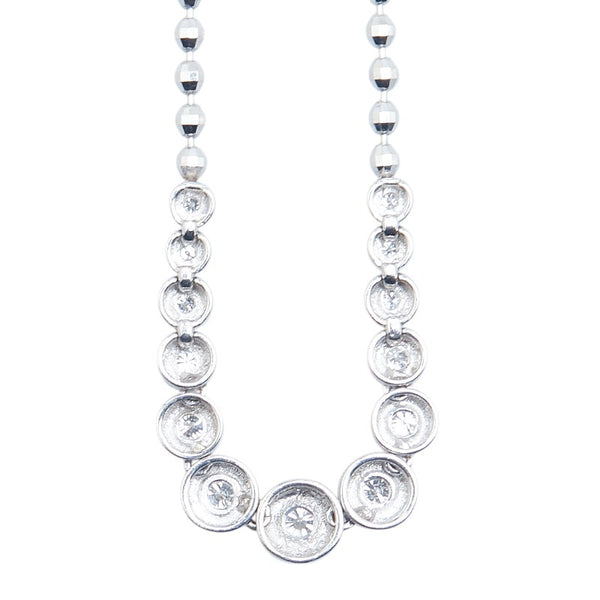 ノーブランド Pt850 プラチナ ダイヤモンド0.50ct ペンダントネックレス レディース no brand 【中古】