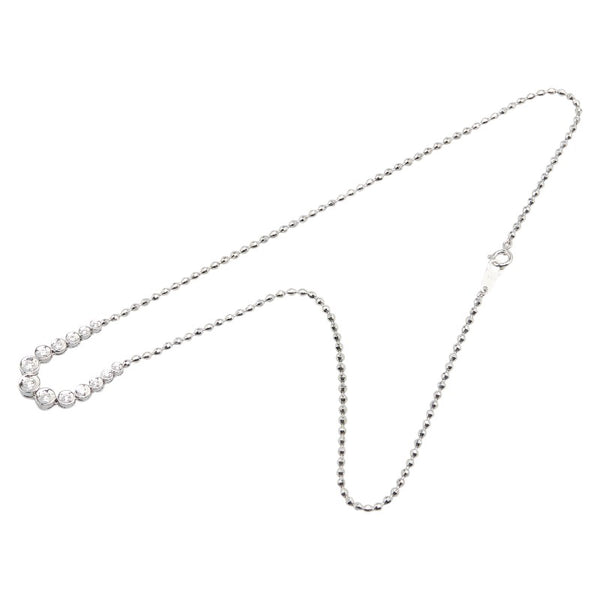 ノーブランド Pt850 プラチナ ダイヤモンド0.50ct ペンダントネックレス レディース no brand 【中古】
