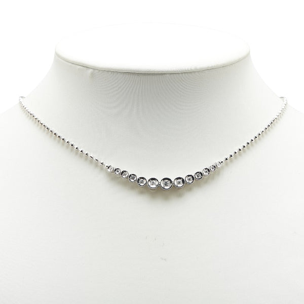 ノーブランド Pt850 プラチナ ダイヤモンド0.50ct ペンダントネックレス レディース no brand 【中古】