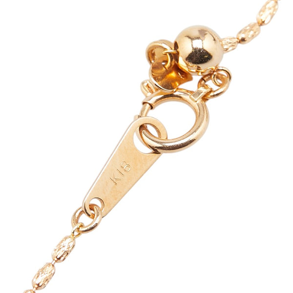 ノーブランド K18PG ピンクゴールド ダイヤモンド0.575ct ダイヤモンド0.11ct ペンダントネックレス レディース no brand 【中古】