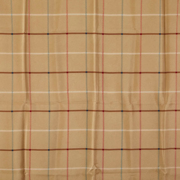バーバリー チェック スカーフ ブラウン ベージュ マルチカラー シルク レディース BURBERRY 【中古】