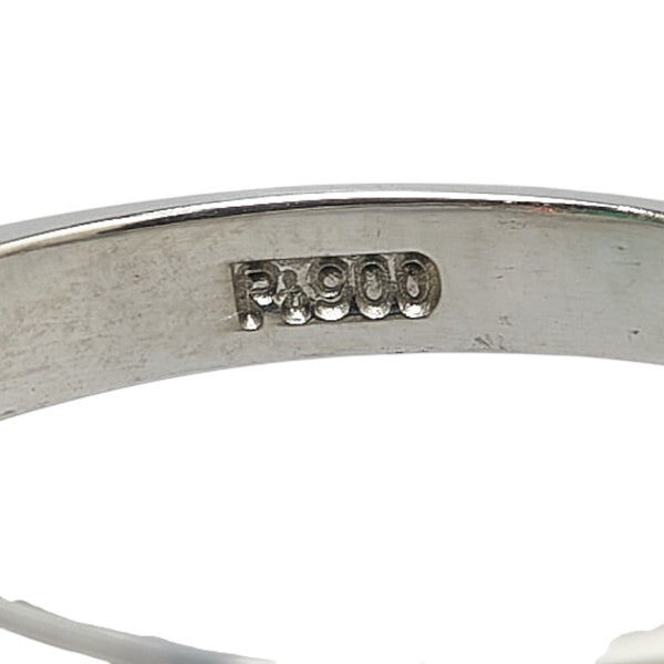 ノーブランド グリーン Pt900 プラチナ エメラルド1.22ct ダイヤ1.06ct リング 指輪 レディース no brand 11.5号 【中古】