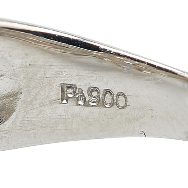 ノーブランド Pt900 プラチナ ダイヤ0.56ct リング 指輪 レディース no brand 9号 【中古】