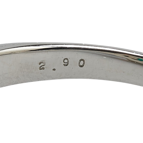 グリーン Pt プラチナ エメラルド2.90ct ダイヤ0.61ct 三越 リング 指輪 レディース 11.5号 【中古】