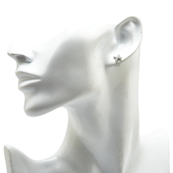 ノーブランド Pt900 プラチナ ダイヤ0.38ct スタッドピアス レディース no brand 【中古】