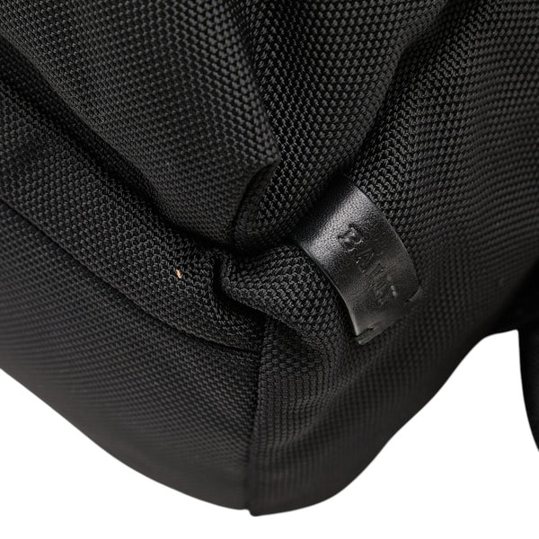 バリー リュック バックパック ブラック キャンバス レザー レディース BALLY 【中古】