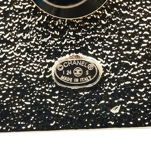 シャネル ココマーク スクエア 香水 カメリア ハート モチーフ ブローチ ゴールド メッキ レディース CHANEL 【中古】