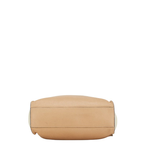 マークジェイコブス トートバッグ ショルダーバッグ M0013277-161 ベージュ ホワイト レザー レディース MARC JACOBS 【中古】