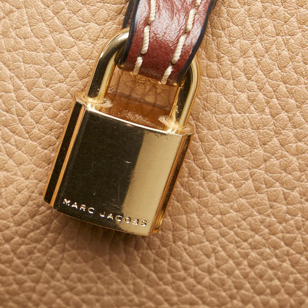 マークジェイコブス トートバッグ ショルダーバッグ M0013277-161 ベージュ ホワイト レザー レディース MARC JACOBS 【中古】