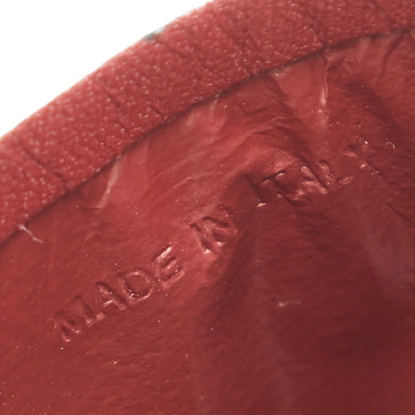 カルティエ マストライン カードケース パスケース ワインレッド ボルドー レザー レディース CARTIER 【中古】