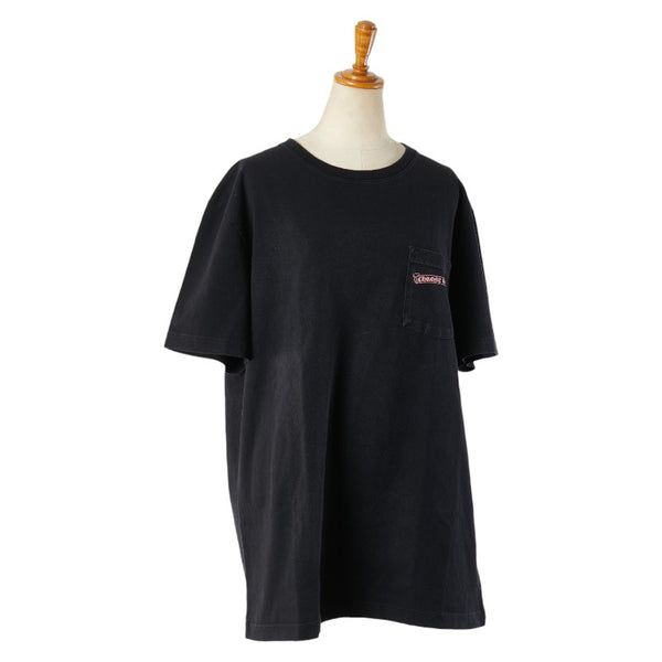 クロムハーツ × MATTY BOY PPO Pretense マッティボーイ プリテンス 半袖Ｔシャツ サイズ:LARGE ブラック コットン メンズ CHROME HEARTS 【中古】