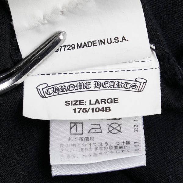 クロムハーツ × MATTY BOY PPO Pretense マッティボーイ プリテンス 半袖Ｔシャツ サイズ:LARGE ブラック コットン メンズ CHROME HEARTS 【中古】