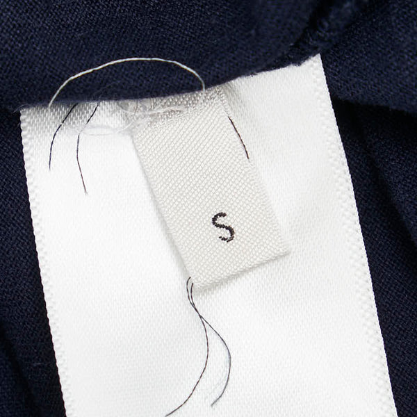 セリーヌ 馬車 ロゴ 半袖Ｔシャツ サイズ:S ネイビー ホワイト コットン レディース CELINE 【中古】