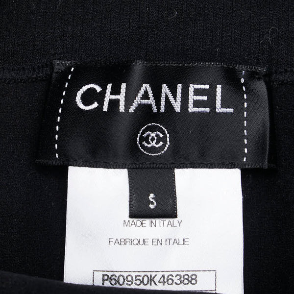 シャネル レギンス スパッツ サイズ:S P60950K46388 ブラック ポリアミド レディース CHANEL 【中古】