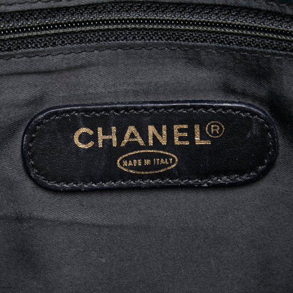 シャネル ココマーク ボストンバッグ ショルダーバッグ 2WAY ブラック キャビアスキン レディース CHANEL 【中古】