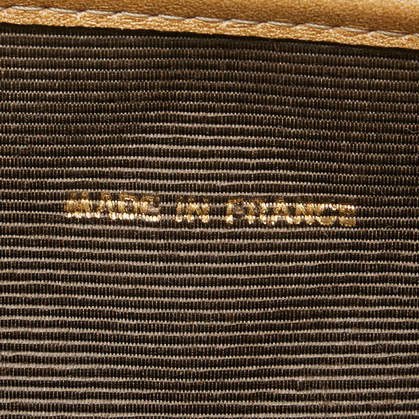 シャネル マトラッセ ココマーク 斜め掛け チェーン ショルダーバッグ ベージュ ラムスキン レディース CHANEL 【中古】