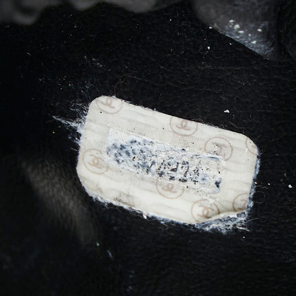 シャネル ココマーク バニティバッグ A01998 ブラック キャビアスキン レディース CHANEL 【中古】