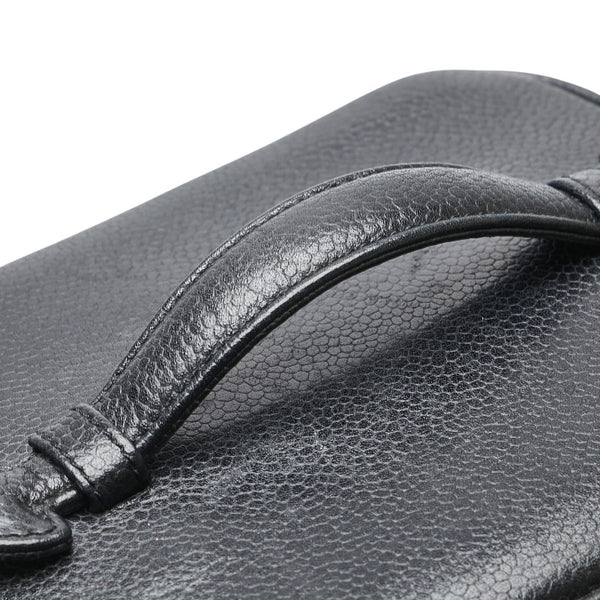 シャネル ココマーク バニティバッグ A01998 ブラック キャビアスキン レディース CHANEL 【中古】