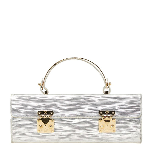 ルイ ヴィトン エピ ギャラクシア ハンドバッグ M92183 シルバー レザー レディース LOUIS VUITTON 【中古】