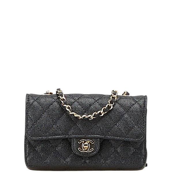 シャネル ココマーク マトラッセ サクセスストーリー アタッシュケース ミニバッグ4点セット ブラック ラムスキン レディース CHANEL 【中古】