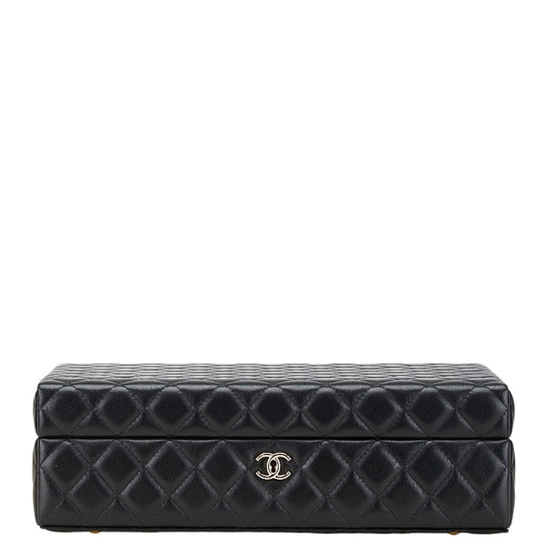 シャネル ココマーク マトラッセ サクセスストーリー アタッシュケース ミニバッグ4点セット ブラック ラムスキン レディース CHANEL 【中古】