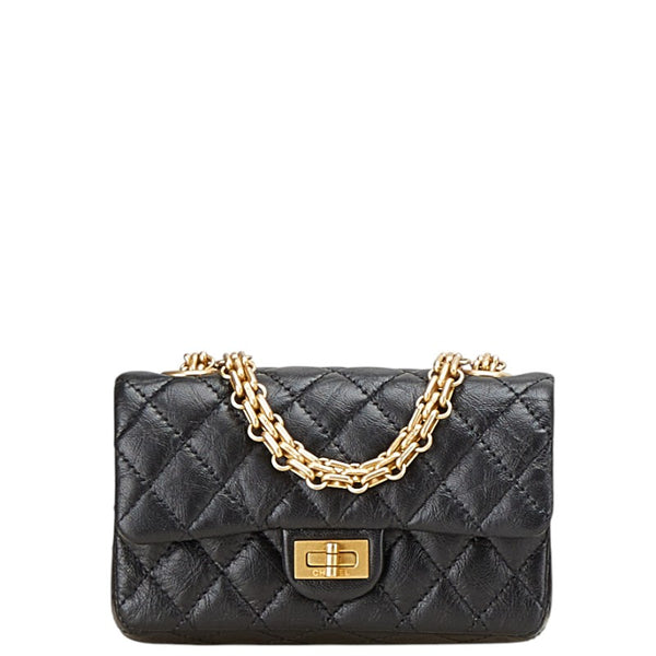 シャネル ココマーク マトラッセ サクセスストーリー アタッシュケース ミニバッグ4点セット ブラック ラムスキン レディース CHANEL 【中古】