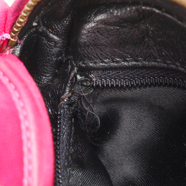 シャネル ココマーク マトラッセ タッセル チェーン ショルダーバッグ ピンク ラムスキン レディース CHANEL 【中古】