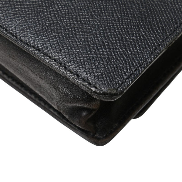 シャネル ココマーク チェーンウォレット ショルダーバッグ ブラック キャビアスキン レディース CHANEL 【中古】