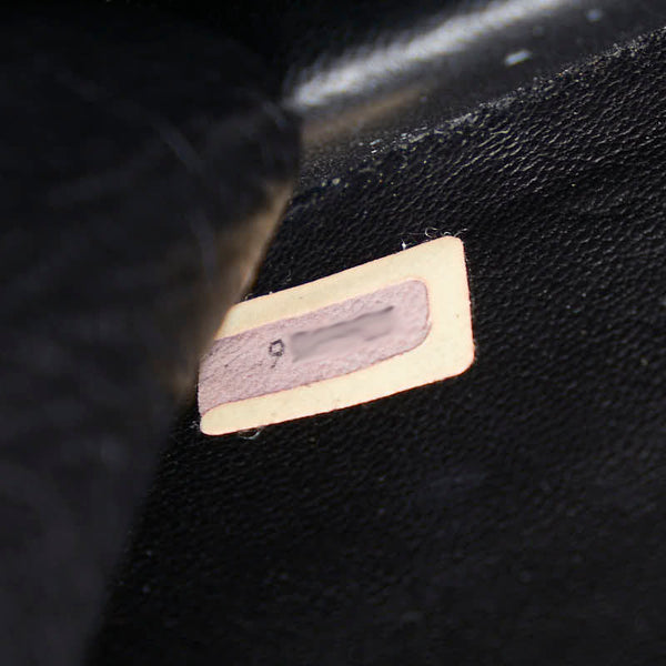 シャネル ココマーク チェーン ショルダーバッグ ブラック リザード レディース CHANEL 【中古】