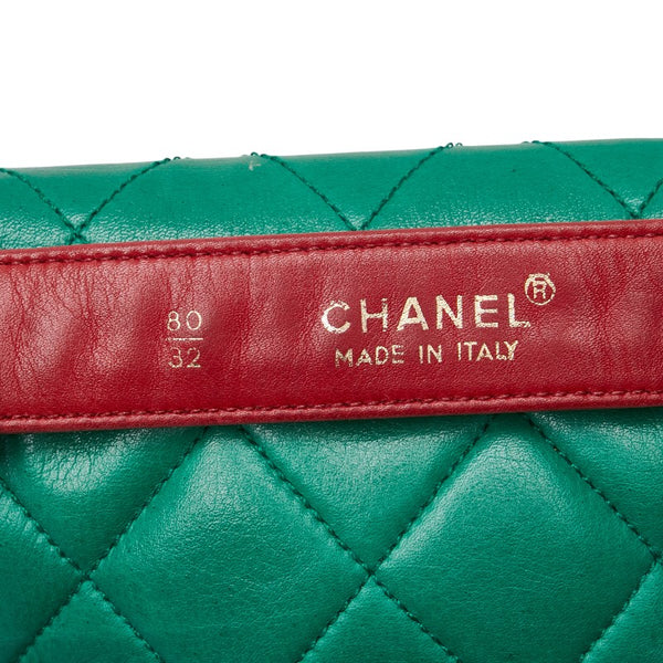 シャネル ココマーク マトラッセ ボディバッグ ウエストバッグ ウエストポーチ マルチカラー ラムスキン レディース CHANEL 【中古】