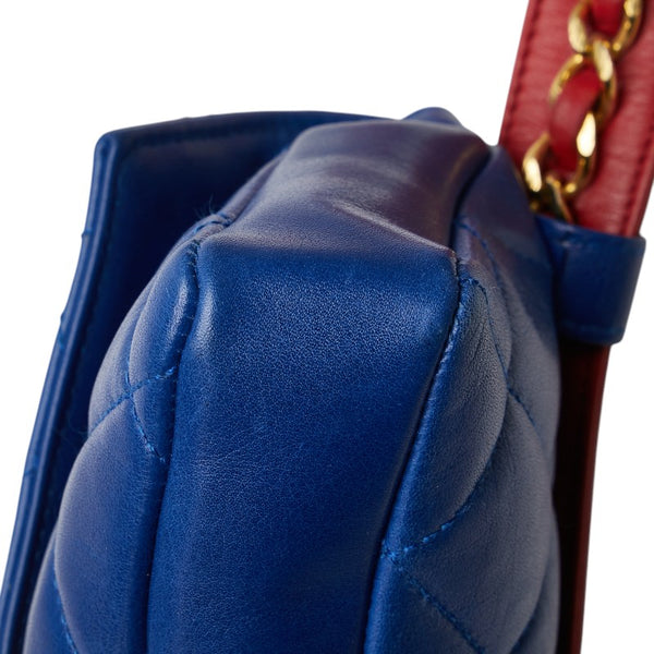 シャネル ココマーク マトラッセ ボディバッグ ウエストバッグ ウエストポーチ マルチカラー ラムスキン レディース CHANEL 【中古】