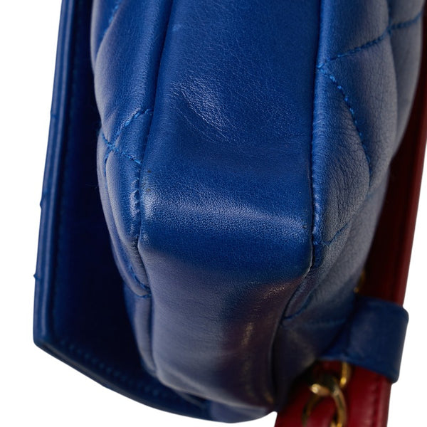 シャネル ココマーク マトラッセ ボディバッグ ウエストバッグ ウエストポーチ マルチカラー ラムスキン レディース CHANEL 【中古】