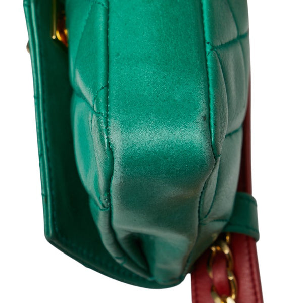 シャネル ココマーク マトラッセ ボディバッグ ウエストバッグ ウエストポーチ マルチカラー ラムスキン レディース CHANEL 【中古】