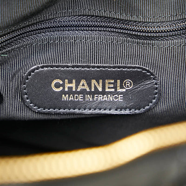 シャネル ココマーク ボストンバッグ ショルダーバッグ 2WAY ブラック パテントレザー レディース CHANEL 【中古】