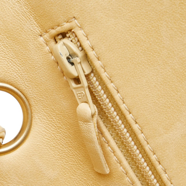 シャネル ココマーク マトラッセ25 ダブルフラップ チェーン ショルダーバッグ ベージュ ラムスキン レディース CHANEL 【中古】