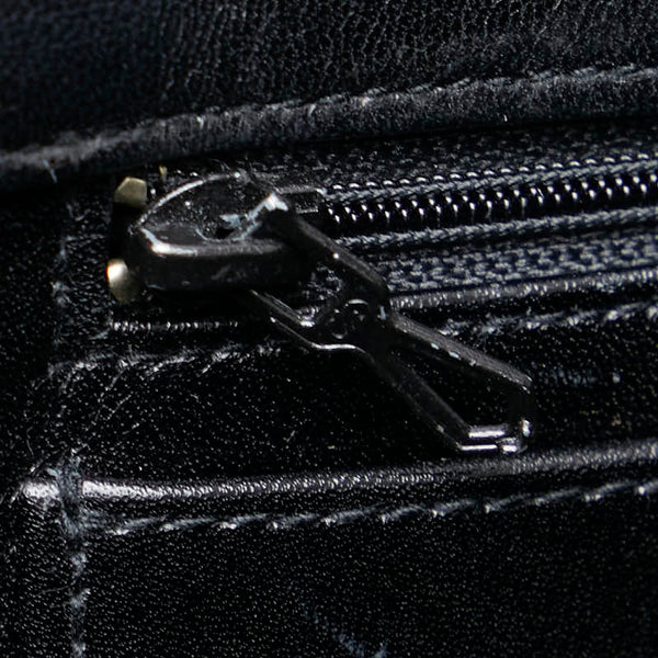 シャネル デカココマーク ビコローレ チェーン ショルダーバッグ ブラック ラムスキン レディース CHANEL 【中古】